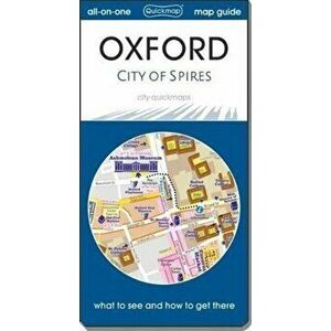 Oxford city of spires. Map guide of What to see & How to get there, Sheet Map - *** imagine