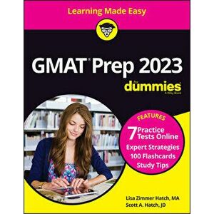 GMAT Prep 2023 For Dummies with Online Practice 10th Edititon, Paperback - L Hatch imagine