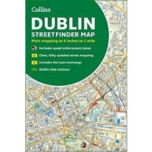 Collins Dublin Streetfinder Colour Map. Ideal for Exploring, New ed, Sheet Map - Collins Maps imagine