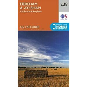 East Dereham and Aylsham. September 2015 ed, Sheet Map - Ordnance Survey imagine