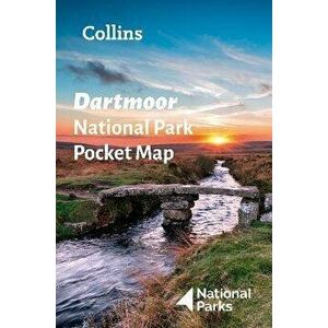 Dartmoor National Park Pocket Map. The Perfect Guide to Explore This Area of Outstanding Natural Beauty, Sheet Map - Collins Maps imagine