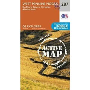 West Pennine Moors - Blackburn, Darwen and Accrington. September 2015 ed, Sheet Map - Ordnance Survey imagine