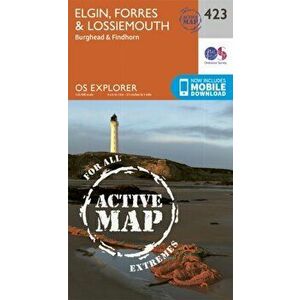 Elgin, Forres and Lossiemouth. September 2015 ed, Sheet Map - Ordnance Survey imagine