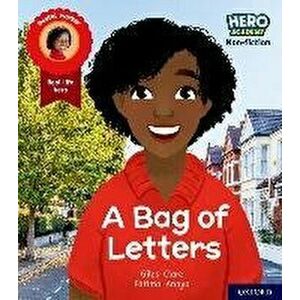 Hero Academy Non-fiction: Oxford Level 4, Light Blue Book Band: A Bag of Letters. 1, Paperback - Giles Clare imagine