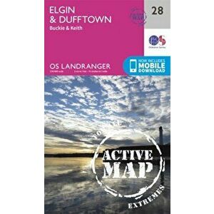 Elgin, Dufftown, Buckie & Keith. February 2016 ed, Sheet Map - Ordnance Survey imagine