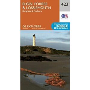 Elgin, Forres and Lossiemouth. September 2015 ed, Sheet Map - Ordnance Survey imagine