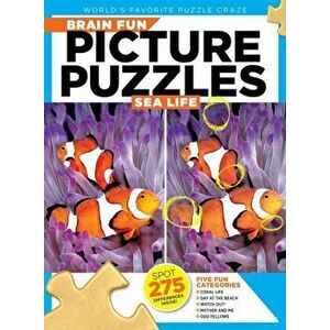 Brain Fun Picture Puzzles: Sea Life, Paperback - Michele Filon imagine