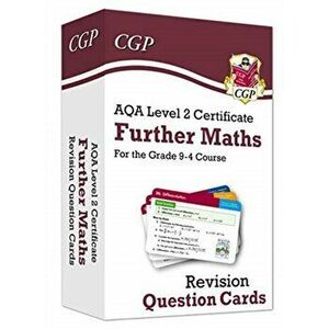 New AQA Level 2 Certificate: Further Maths - Revision Question Cards, Hardback - CGP Books imagine