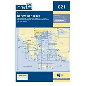 Imray Chart G21. Northwest Aegean Sea, Sheet Map - Imray imagine