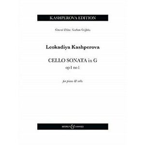 Cello Sonata No. 1 in G Op. 1, Nr. 1, Sheet Map - Leokadiya Kashperova imagine