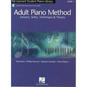 Hal Leonard Adult Piano Method Book 1. Lessons, Solos, Technique and Theory - *** imagine