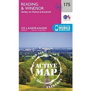 Reading, Windsor, Henley-on-Thames & Bracknell. February 2016 ed, Sheet Map - Ordnance Survey imagine