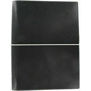 Filofax A5 Domino black organiser, Paperback - *** imagine
