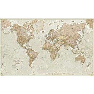 World antique laminated, Sheet Map - *** imagine