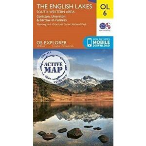 The English Lakes South-Western Area. Coniston, Ulverston & Barrow-in-Furness, Sheet Map - *** imagine