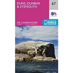 Duns, Dunbar & Eyemouth. February 2016 ed, Sheet Map - Ordnance Survey imagine