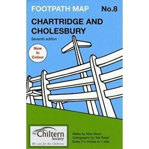 Chiltern Society Footpath Map No. 8 - Chartridge and Cholesbury. 7 Revised edition, Sheet Map - Nick Moon imagine