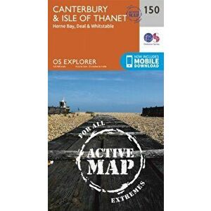 Canterbury and the Isle of Thanet. September 2015 ed, Sheet Map - Ordnance Survey imagine