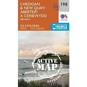 Cardigan and New Quay, Aberaeron. September 2015 ed, Sheet Map - Ordnance Survey imagine