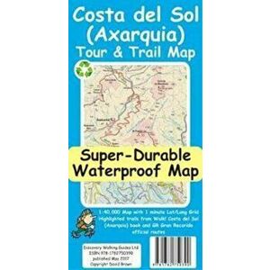 Costa del Sol (Axarquia) Tour and Trail Map, Sheet Map - David Brawn imagine