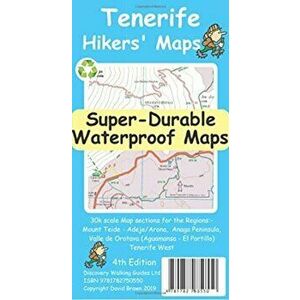 Tenerife Hikers Maps. 4 New edition, Sheet Map - David Brawn imagine