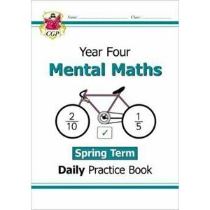 New KS2 Mental Maths Daily Practice Book: Year 4 - Spring Term, Paperback - CGP Books imagine