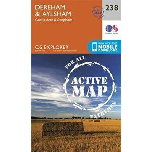 East Dereham and Aylsham. September 2015 ed, Sheet Map - Ordnance Survey imagine