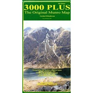 3000 Plus - the Original Munro Map. The Original Munro Map, 6 New edition, Sheet Map - Gordon D. Henderson imagine