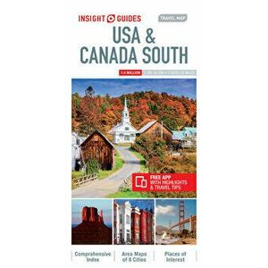 Insight Guides Travel Map USA & Canada South (Insight Maps). 5 Revised edition, Sheet Map - Insight Guides imagine