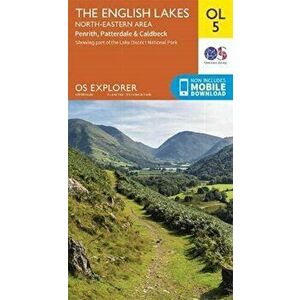The English Lakes North-Eastern Area. Penrith, Patterdale & Caldbeck, Sheet Map - *** imagine