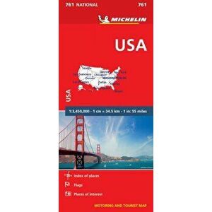USA - Michelin National Map 761. Map, 2017, Sheet Map - *** imagine