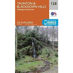 Taunton and Blackdown Hills. September 2015 ed, Sheet Map - Ordnance Survey imagine