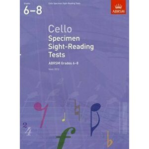 Cello Specimen Sight-Reading Tests, ABRSM Grades 6-8. from 2012, Sheet Map - *** imagine