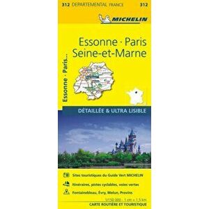 Essonne, Paris, Seine-et-Marne - Michelin Local Map 312, Sheet Map - *** imagine