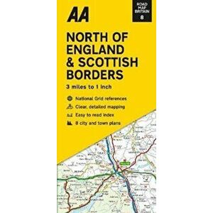 Road Map North of England & Scottish Borders. New ed, Sheet Map - *** imagine