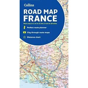 Collins Map of France. New ed, Sheet Map - Collins Maps imagine