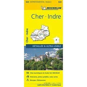 Cher, Indre - Michelin Local Map 323, Sheet Map - *** imagine
