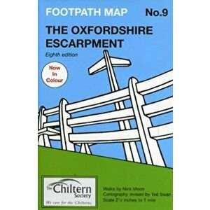 The Oxfordshire Escarpment. 8 Revised edition, Sheet Map - Nick Moon imagine