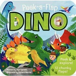 Dinosaur Peek a Flap Children's Board Book, Board book - *** imagine