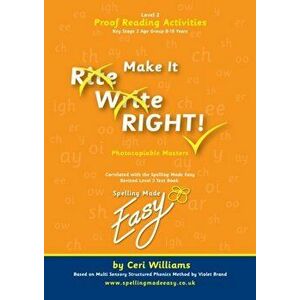 Make it Right. Level 2, Teacher's ed, Paperback - Ceri Williams imagine