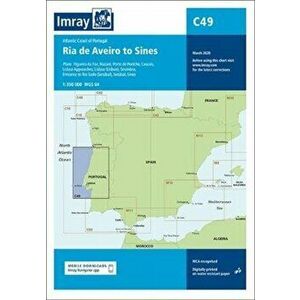 Imray Chart C49. Ria de Aveiro to Sines - Atlantic Coast of Portugal, New ed, Sheet Map - Imray imagine