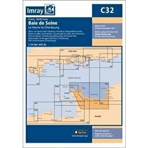 Imray Chart C32. Bai de Seine - Le Havre to Cherbourg, New ed, Sheet Map - Imray imagine