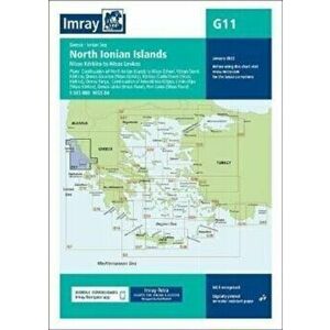 Imray Chart G11. North Ionian Islands, New ed, Sheet Map - Imray imagine