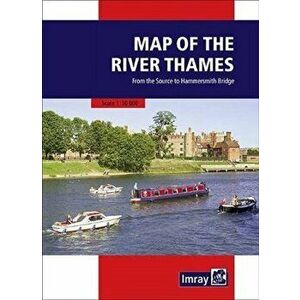 Map of the River Thames. 3 New edition, Sheet Map - Imray imagine