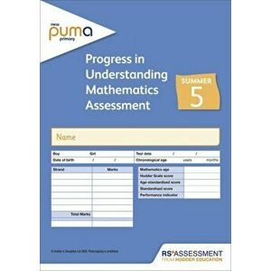 New PUMA Test 5, Summer PK10 (Progress in Understanding Mathematics Assessment) - Caroline Cooke imagine