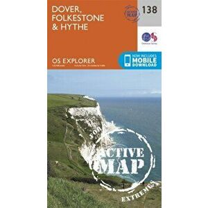 Dover, Folkstone and Hythe. September 2015 ed, Sheet Map - Ordnance Survey imagine