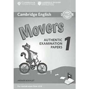 Cambridge English Movers 1 for Revised Exam from 2018 Answer Booklet. Authentic Examination Papers, Paperback - *** imagine