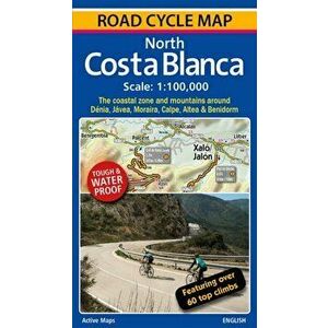 North Costa Blanca. Road Cycle Map, Sheet Map - Richard Ross imagine