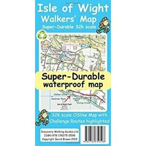 Isle of Wight Walkers Map, Sheet Map - David Brawn imagine