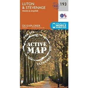 Luton and Stevenage. September 2015 ed, Sheet Map - Ordnance Survey imagine